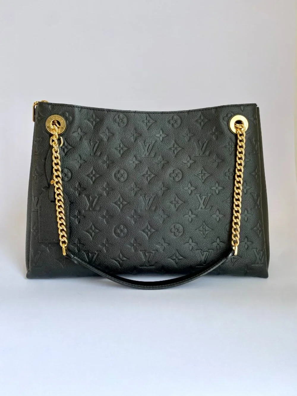 Louis Vuitton Monogram Empreinte Surene MM Black Tote + Box/Receipt - Picture 2 of 16